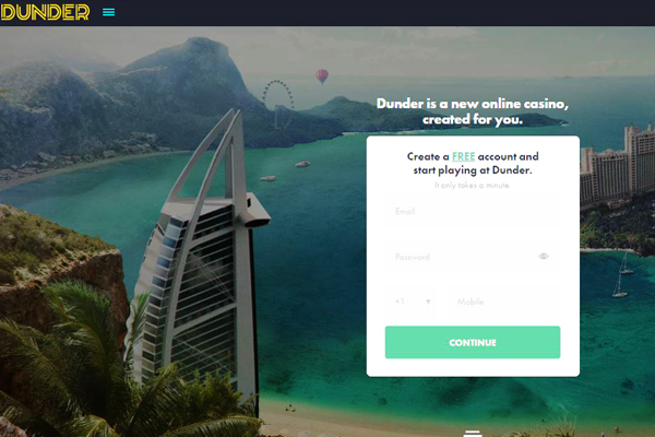 Play at Dunder Casino Online