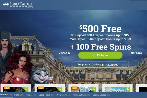 Play at Euro Palace Casino Online