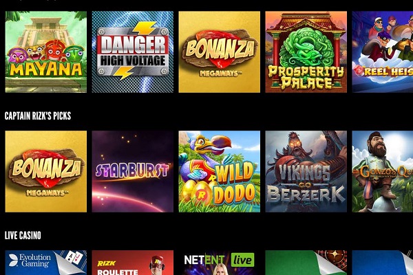 Play pokies at Rizk Casino Online