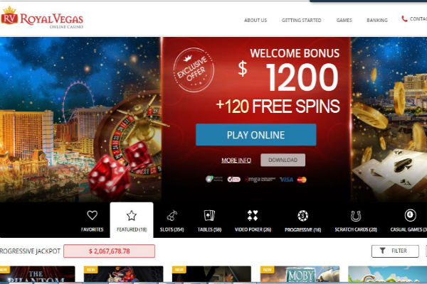 Play at Royal Vegas Online Casino