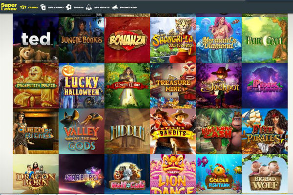 Play games at Super Lenny Casino Online