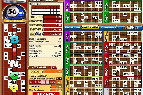 Play 90 Ball Bingo Online